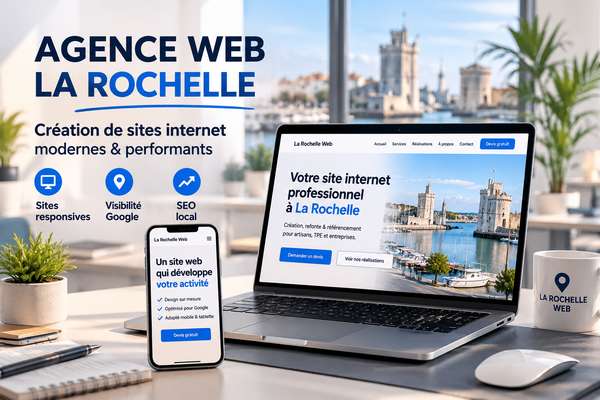 Agence web à La Rochelle pour la création de site internet professionnel